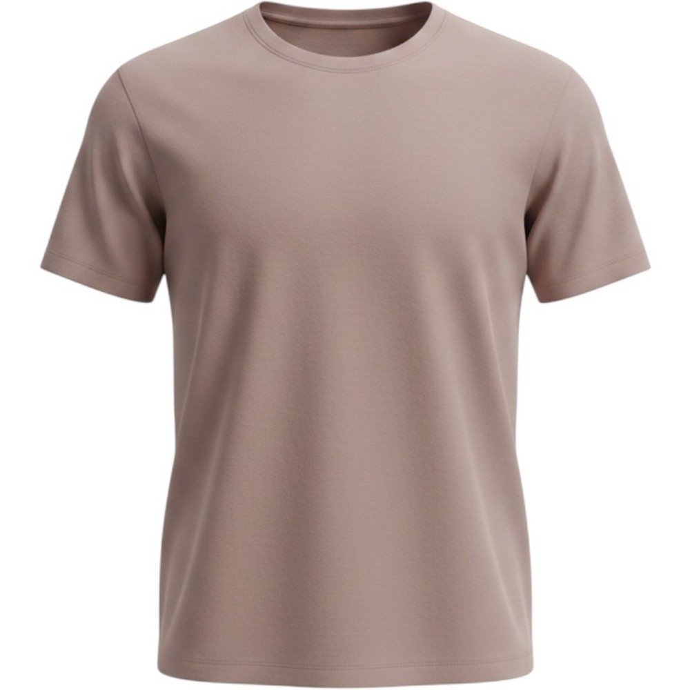 Women's Cotton Crew Neck Short Sleeve T-Shirt Size Medium Earth Tone